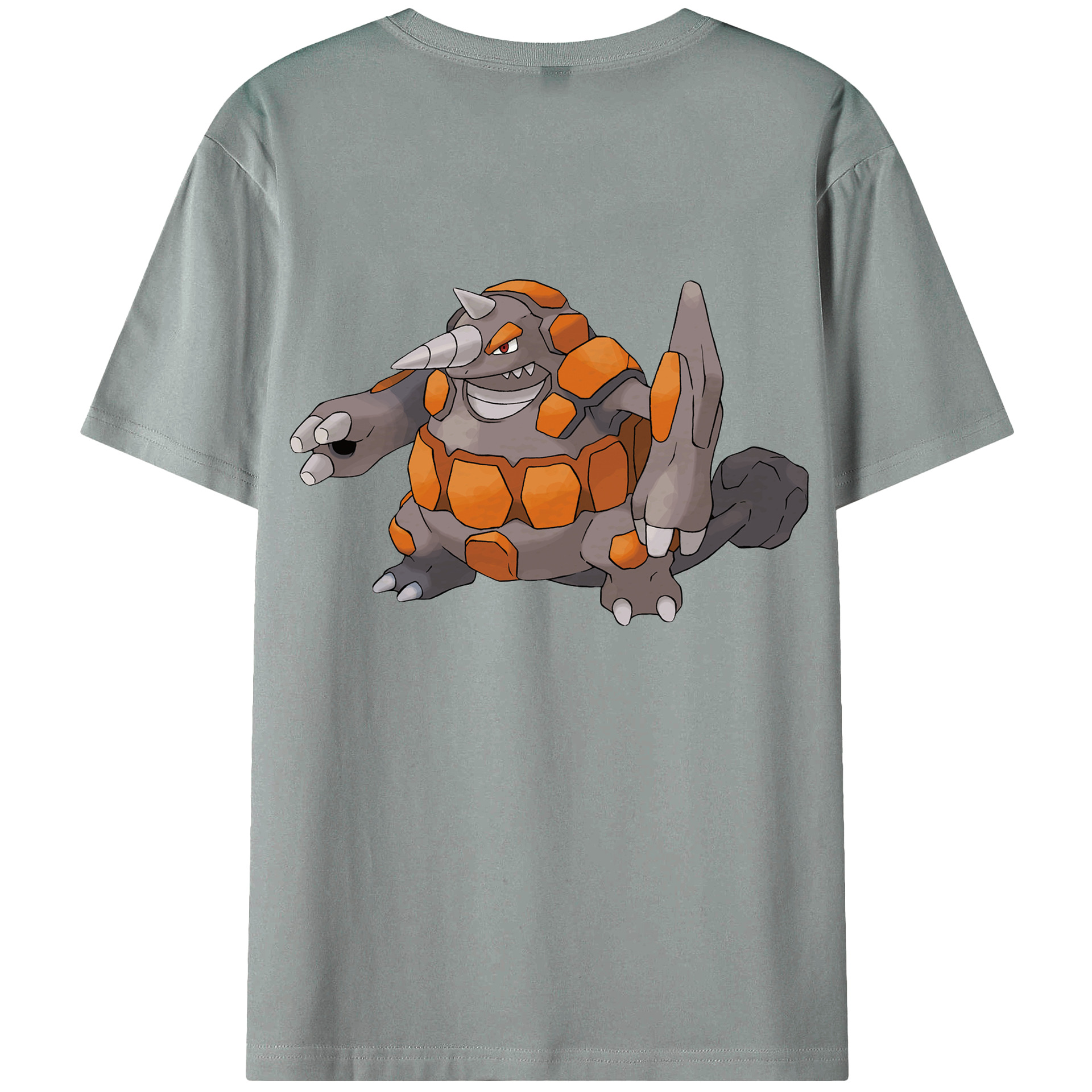 （画像用） ポケットモンスター Pokémon 綿100％ メンズ半袖Tシャツ（バックプリント） 通気性